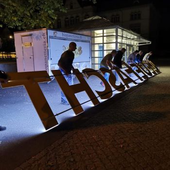 Foto der Vorbereitungsarbeiten Foto der Vorbereitungsarbeiten